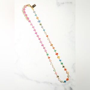 NATIVE GEM NEON RAINBOW OPAL NECKLACE
